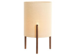 Lampe à poser LITTO toile naturel 35x58cm