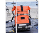 Sac étanche bateau 20/40 L – sac à dos modulable orange