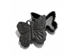 Cache clés papillon fonte marron 15x12x4cm