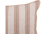 Atmosphera - Coussin Groove 58x38cm rayé Beige Lin