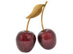 Cerise double Diana bordeaux aluminium 21x14x41cm