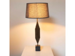 Lampe base marbre noir orgue 81x40cm
