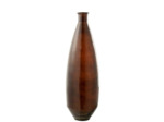 Vase ovale verre marron 27x81cm