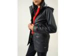 Parka Ste Morgane waterproof en jersey rayé