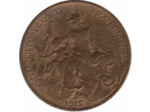 FRANCE 5 CENTIMES DUPUIS 1912 TTB+
