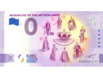 PAYS BAS 2020-12 MONARCHS OF THE NETHERLANDS ANNIVERSAIRE BILLET SOUVENIR 0 EURO