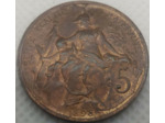 FRANCE 5 CENTIMES DUPUIS 1898 SUP/NC