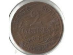 FRANCE 2 CENTIMES DUPUIS 1911 TTB