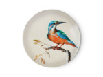 Dessous Plat Oiseau Bleu Orange dolomite 20x20x2cm
