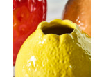 Vase Lemon jaune céramique 13x13x15cm