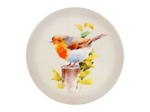 Dessous de plat céramique Rouge-gorge  multicolore 20x20cm