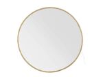 Miroir Victoria rond LED doré 90x3cm