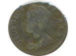 GRANDE BRETAGNE 1/2 PENNY GEORGES II 1743 TB+