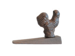 Bloque porte coq fonte 11x3x8cm