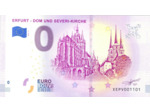 ALLEMAGNE 2019-2 ERFURT DOM UND SEVERI KIRCHE BILLET SOUVENIR 0 EURO