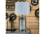 Lampe à poser argent blanc 30x30x85cm
