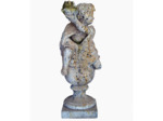 Statue grand Putti saison hiver 102x32x32cm