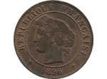 FRANCE 1 CENTIME CERES 1896 A SUP