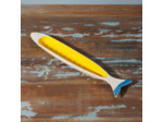 Ensemble 2 plats grès Sardines 41x7x3cm