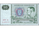 SUEDE 10 KRONOR 1977 Série H TTB+ (W52d)