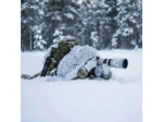 Filet de camouflage Camo First® snow au mètre : ombrage, déco et camouflage 3D réversible
