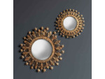 Miroir convexe auréole d'étoiles 47x2x47cm