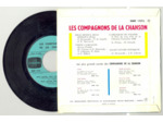 45 Tours LES COMPAGNONS DE LA CHANSON "VERTE CAMPAGNE" / "BRAS DESSUS ..."