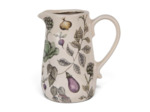 Pichet décoration Légumes en Céramique Beige 16x12x18cm