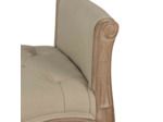 Banc marron beige bois 67x44x60cm