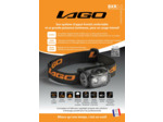 Lampe frontale LAGO BRX3.0