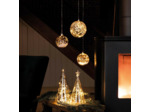 RÄDER DESIGN Sapin lumineux pastilles or