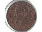FRANCE 2 CENTIMES NAPOLEON III 1861 K  SUP