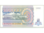 ZAIRE 100000 ZAIRES 04-01-1992 SERIE K SPL (W41a)