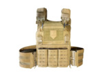 Gilet porte-plaques tactique Cordura 500D laser cut (coyote)