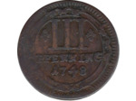 ALLEMAGNE MUNSTER III PFENNING 1748 TB+