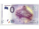 17 LA ROCHELLE AQUARIUM REQUIN BILLET SOUVENIR 0EURO TOURISTIQUE 2016-1 NEUF