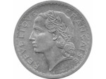 FRANCE 5 FRANCS LAVRILLIER Aluminium 1945 C TTB