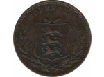 GUERNESEY 8 DOUBLES 1885 H TTB