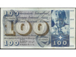 SUISSE 100 FRANCS FRANKEN 28-03-1963 SERIE 40J TTB