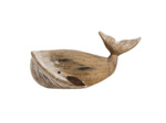 Baleine en bois sculpté 15x21x39cm