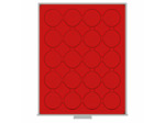 MEDAILLIER MONNAIE PLATEAU ROUGE 20 Cases RONDES 2220