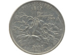 AMERIQUE ( U.S.A ) QUARTER DOLLAR (1/4 DOLLAR) 2002 D MISSISSIPPI TTB+