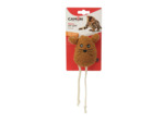 Peluche Souris + Corde pour chat - 10cm