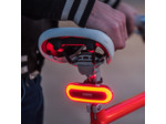 Eclairage clignotant / feu de stop connecté vélo