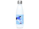 Gourde isotherme "Joueuse de badminton" - Personnalisable