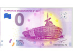 ALLEMAGNE 2019-5 KLIMAHAUS BREMERHAVEN BILLET SOUVENIR 0 EURO TOURISTIQUE  NEUF