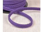 Double passepoil chevron 550 prune C89 10mm 100% coton le mètre
