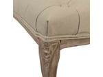 Banc bois beige marron 112x36x50cm