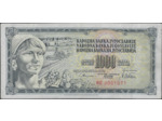 YOUGOSLAVIE 1000 DINARA 12-8-1978 SERIE BE TTB+ (W92c)