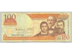 REPUBLIQUE DOMINICAINE 100 PESOS 2006 SERIE RB TB+